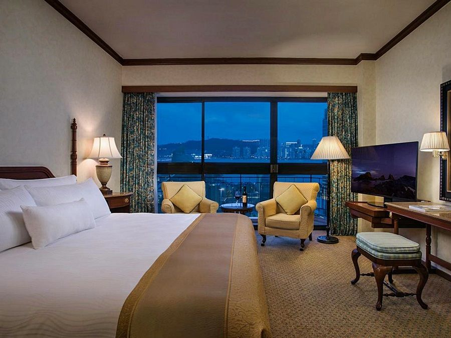 Hotel Grand Lapa Macao Exterior foto A guest room at the Four Seasons Hotel